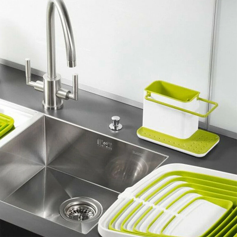 1PC Creative Plastic Shelves Multifunctional Separated Kitchen Storage Organizer Finishing Shelf bathroom Storaging Tool