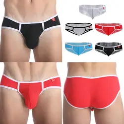 Трусы с заниженной талией мужское нижнее белье U shape Bulge Pouch эластичные трусы с низкой посадкой Модальные трусы