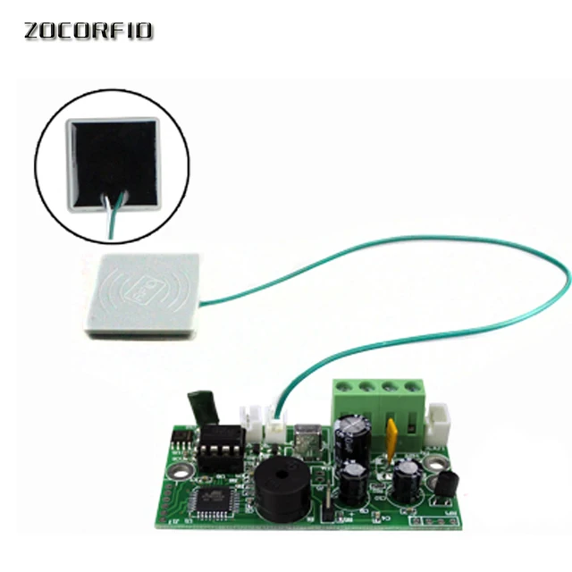 EMID Access Control Board 125KHZ RFID Embedded Controller DC12V Normally Closed Switch Free 10pcs Tags 2