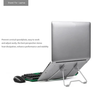 

New Multifunctional Folding Portable Tablet PC Laptop Stand Universal Adjustable Desktop Computer Support Bracket Aluminum Alloy