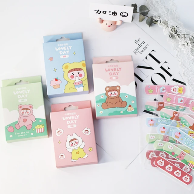20pcs/box Cartoon Kids Bandages Adhesive Bandages Wound Plaster First Aid Hemostasis Band Aid Sterile Stickers NO.12