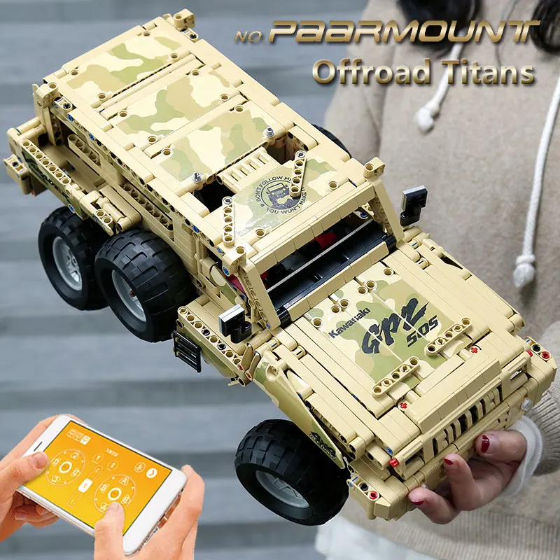 Молд King 13131 MOC Techinc управление через приложение мародерский грузовик