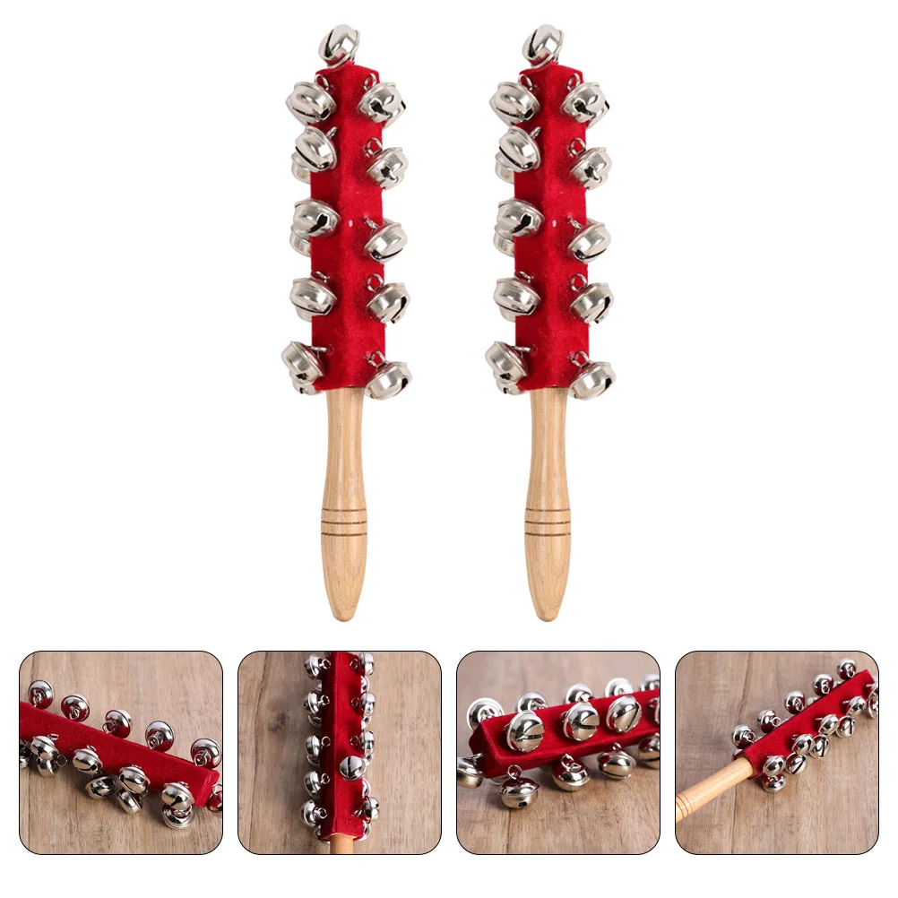 2 шт. Ручные погремушки игрушки ручные колокольчики перкуссионный инструмент