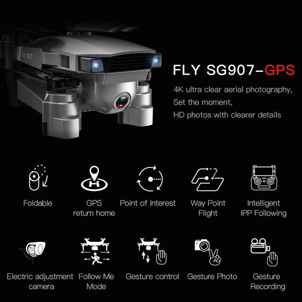 Новинка, 4K HD Квадрокоптер, gps Дрон, двойная камера, широкий угол, анти встряхивание, Wi-Fi, FPV, RC, складной Дрон, профессиональный, gps, слежение# M2