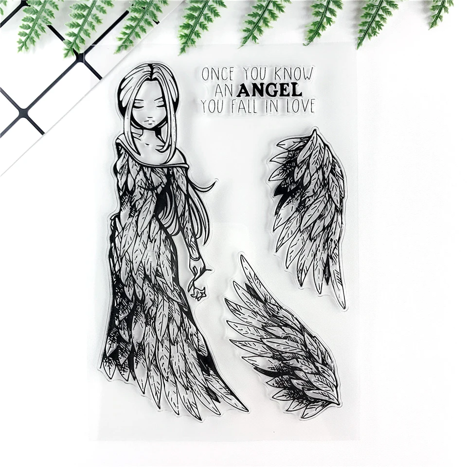 11*16 Fairy Transparent Clear Stamps and Metal Cutting Dies Sets/Seal For Scrapbooking/Bullet Journal Rubber Stamp Photo Album | Дом и сад