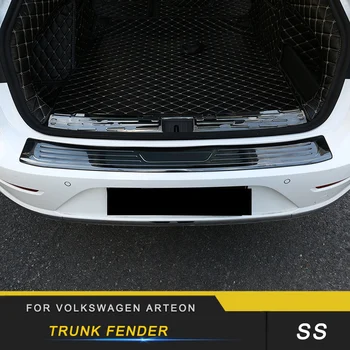 

For VW Volkswagen Arteon CC 2017-2020 Car Styling Rear Trunk Bumper Fender Protector Pad Cover Frame Trim Sticker Accessories