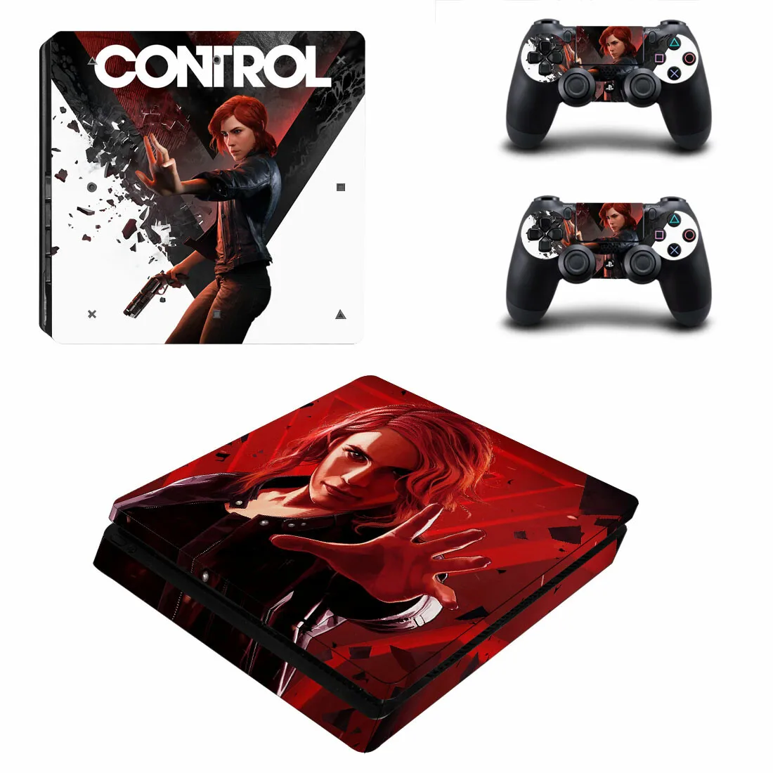 Игровой контроль PS4 Slim sticker s PS 4 Play station 4 Slim Skin sticker Pegatinas для playstation 4 Slim console and control ler