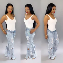 Модные рваные джинсы Сальса с завышенной талией, Джинсы бойфренда для женщин, брюки с дырками, джинсовые байкерские джинсы, женские прямые брюки