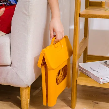 

Handheld Travel Portable For Adults Children Home Heavy Duty Non Slip Save Space Safe Folding Step Stool PP Multifunction