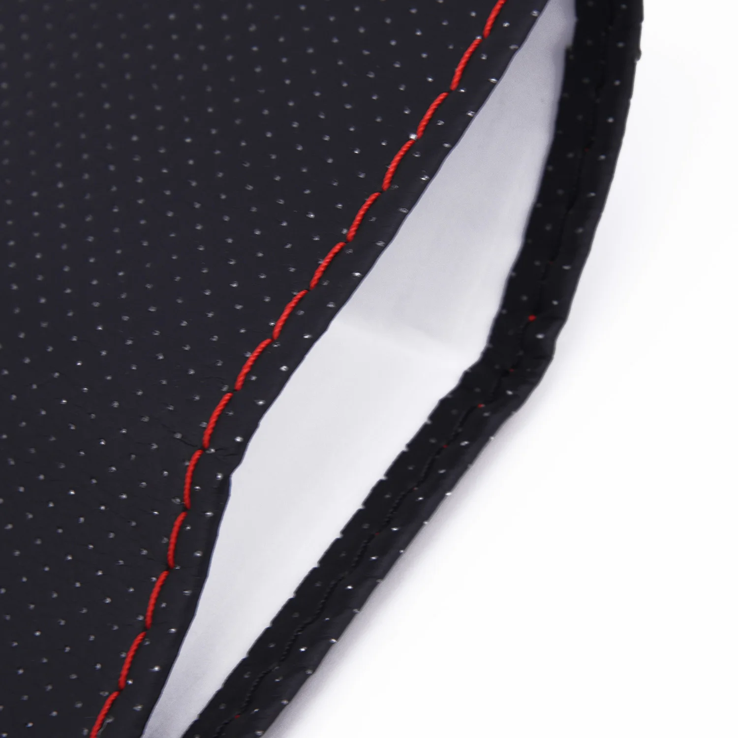 Sleeve Steering Wheel Cover Protector Comfortable Decoration Black Kits Durable Red Thread Car | Автомобили и мотоциклы
