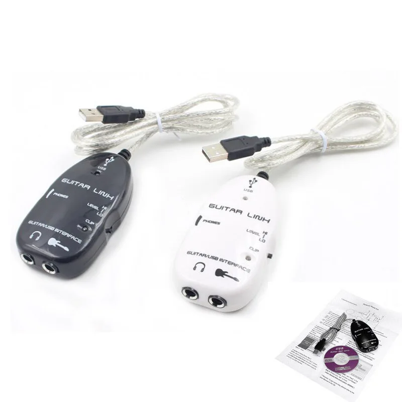 1 шт. USB-кабель для гитары звуковой плеер электрогитары с USB-разъемом переходник