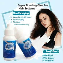 38 мл клей для париков жидкий клей для париков силиконовый, невидимый бесшовный парик из натурального кружева