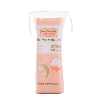 

500Pcs/Bag Korean Facial Organic Cotton Pads Facial Cleaning Nail Polish Remover Cosmetic Tissue Makeup Beauty Skin Care Tools