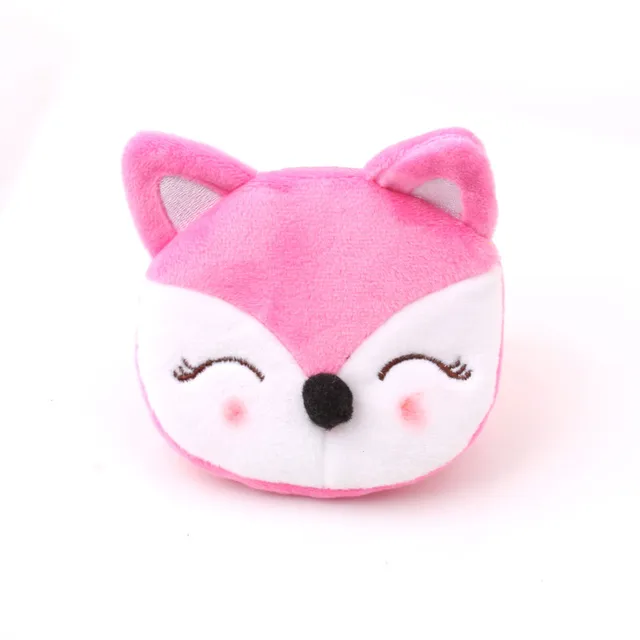 FUDEAM Soft Plush Panda Dog Rabbit Monkey Cartoon Women Coin Purse Mini Cute Zipper Girls Coin Wallet USB Cable Bag Key Wallets Fox