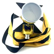 

high quality metal 0mm Single Prism For topcon Total Stations surveying instruments Prism 5/8x11 thread With Soft Bag Fork type