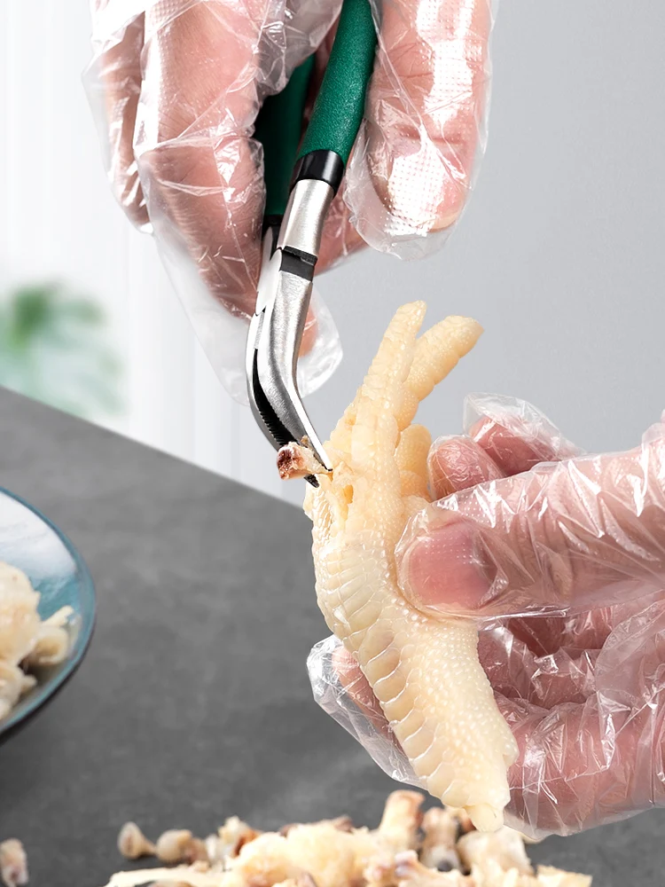 Chicken Feet Boneless Pliers Bone Shaving Scissors Clip Boneless Chicken Duck Goose Claw Boning Knife Bone Needle Nose Pliers