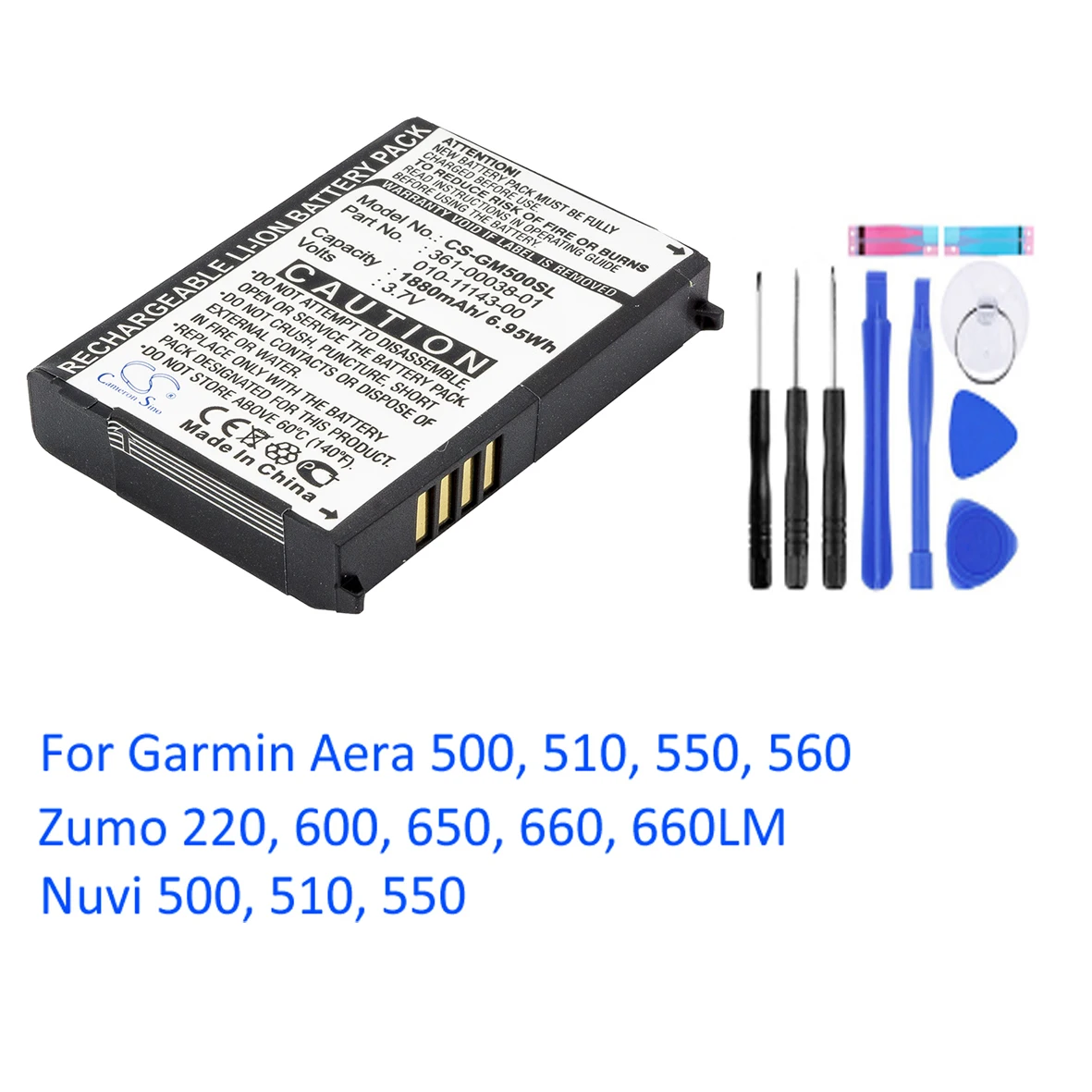 010-11143-00 361-00038-01 для Garmin 500 550 220 660LM Сменный аккумулятор GPS-навигатора Accu |