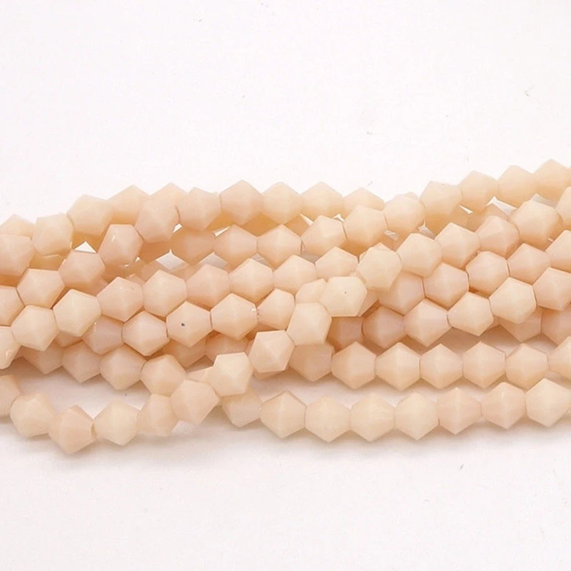 

6mm 50pcs/ Lot Brincos Charms Crystal Beads Bicone Rondelle Faceted Charms Earrings Spacer Headband Jewelry Bow Knot Diy Making