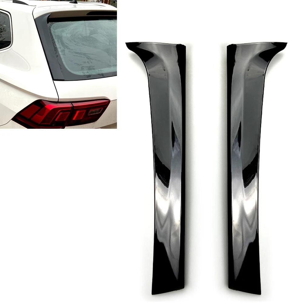 Spoiler Set Für VW Tiguan MK2 2017-2023 - Dach- Und Heckspoiler In Glanz Schwarz
