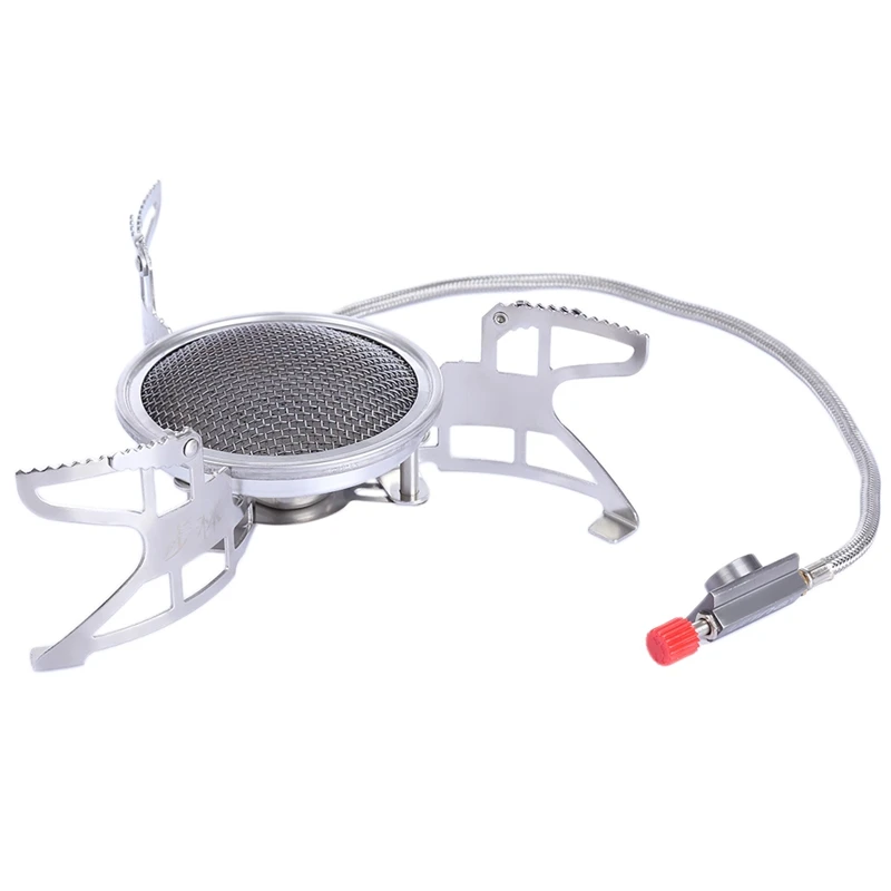 

Bulin Outdoor Gas Stove Foldable Cooking Split Burner Ultralight Aluminum Alloy Camping Stove for Hiking Camping Bbq