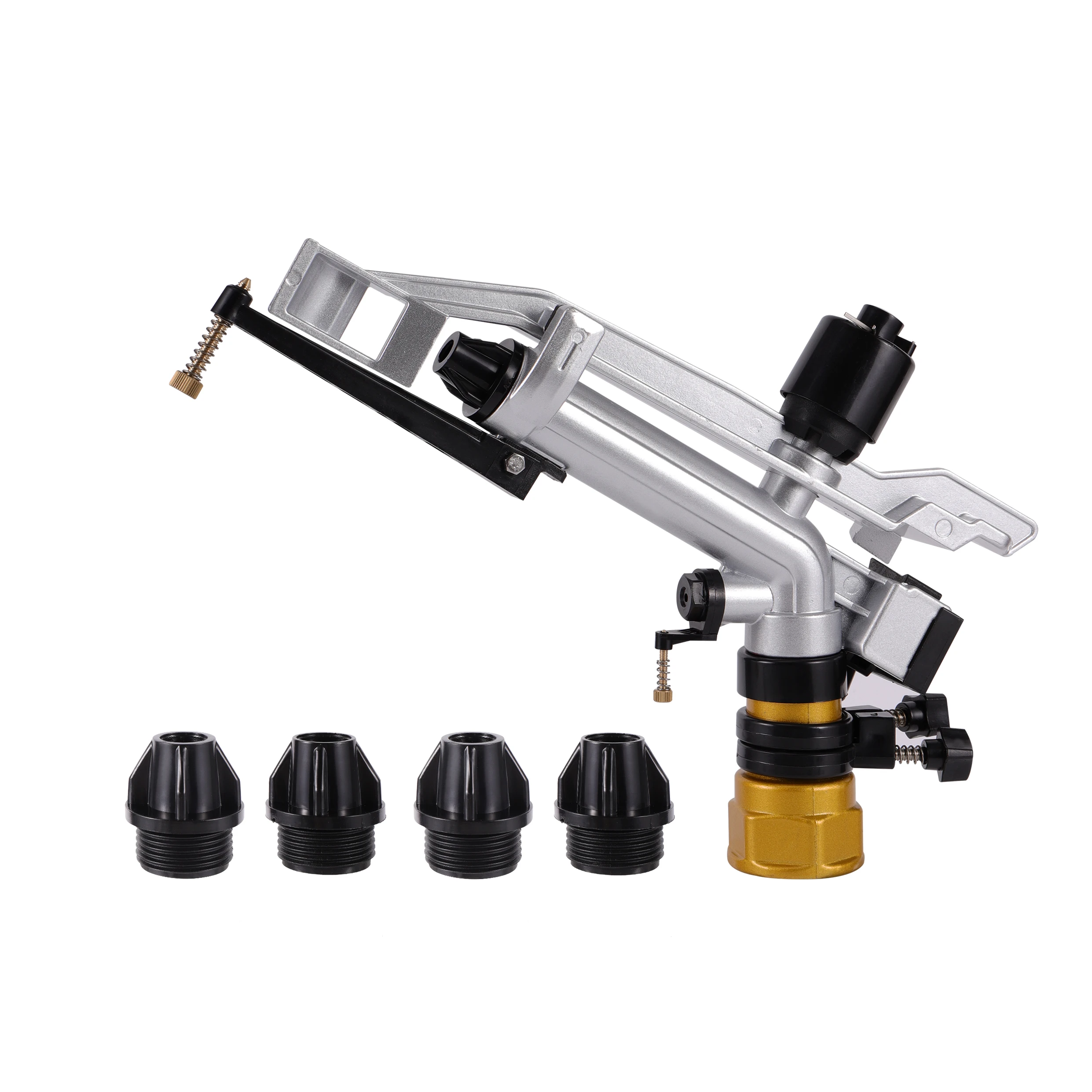 Sistema de riego agrícola de 1,5 pulgadas, aspersor de hilo femenino de tiro largo, tierra de granja, invernadero, parque, césped, pistola para regar|Aspersores de jardín| - AliExpress