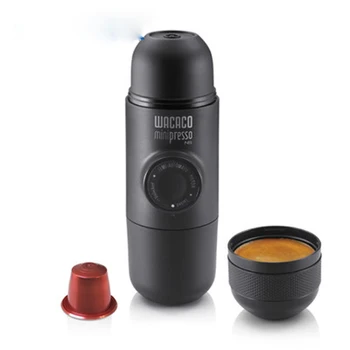 

Mini Coffee Capsule powder Machine Manual Coffee Maker Portable Pressure Espresso Coffee Maker Handheld for Home Traveller
