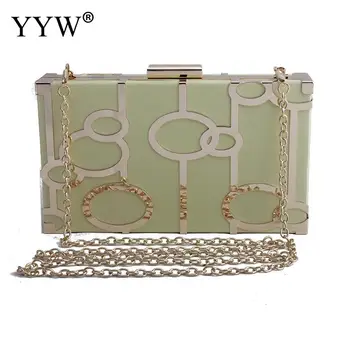 

Yellow Womens Metal Satin Clutch Geometric Evening Bag Wedding Bridal Prom Purse Formal Handbag Simple Classy Purse For Women