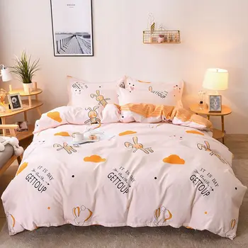 

Bedding a Family of Single Dormitory-Style Quilt Cover Sheets Bed Sheet Three-Piece Set
