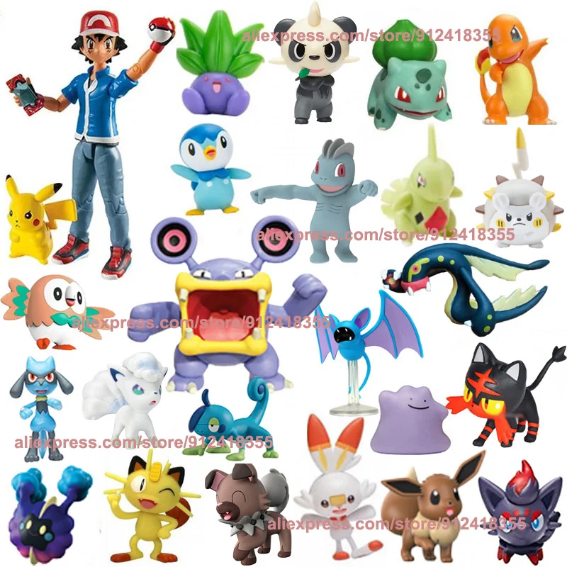 Фигурки героев аниме Rockruff Bulbasaur Lucario Сквиртл Eevee maотбить обыкновенный вулпикс