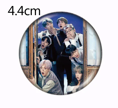 Год-конец клирансы KPOP Bangtan мальчики булавки альбом брошь значок аксессуары для одежды шляпа украшение для рюкзака - Окраска металла: 2