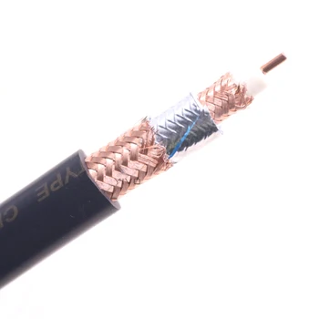 

Hi-end HIFI TRANSPARENT OFC OCC copper 1 core Shield RCA XLR Audio 10mm 10.5m rf Coaxial Cable Line Wire Interconnector cable
