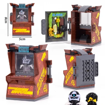 

2020 Digital Ninja World Arcade Machine Dress Up Ninjagoes Model Building Blocks Brick Toy Christmas Gift For Children