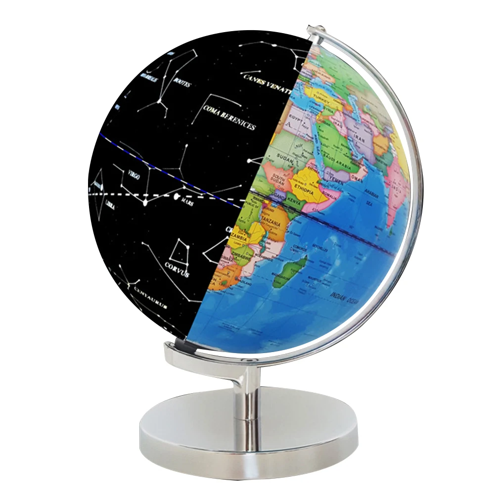 Карта мира, география, питание от USB, учебные материалы с подставкой, светодиодный светильник, Глобус земли, школьные принадлежности, настольные украшения, миниатюры
