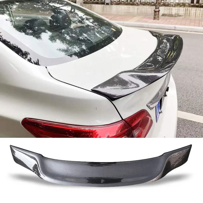 

Car Trunk Spoiler Carbon Fiber FRP Auto Rear Trunk Wing R Style Accessories Spoiler For Nissan Sentra Sylphy 2012-2018