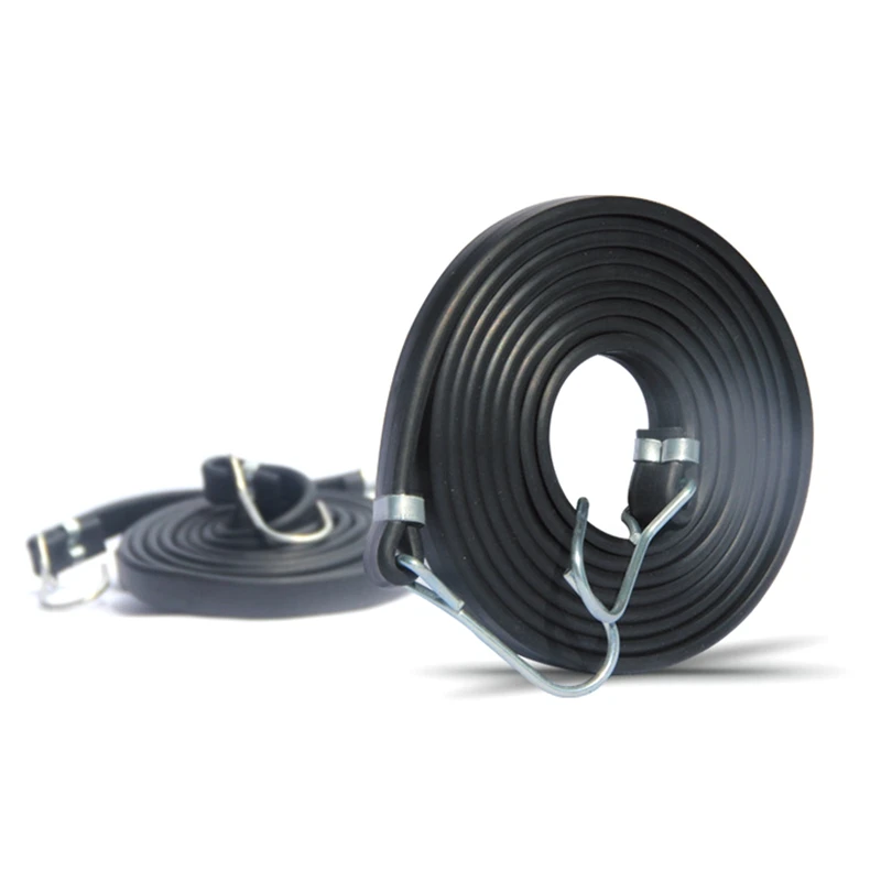 

2.3m high strength Isobutylene-isoprene rubber shock cord strap plastic car luggage hook carp Kayak boat bicycle rope tie Canoe