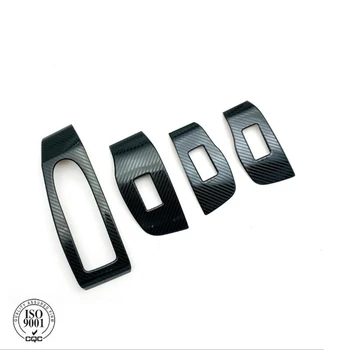 

Carbon Stainless Steel Window Switch Button Panel Cover For Mazda 3 Axela 2020 Car Accessories