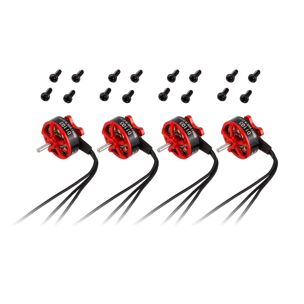 

Original D1103 6500KV Brushless Motor Kit for 80 90 100 Tiny Micro Mini FPV Racing Quadcopter RC Drone Helicopters Par