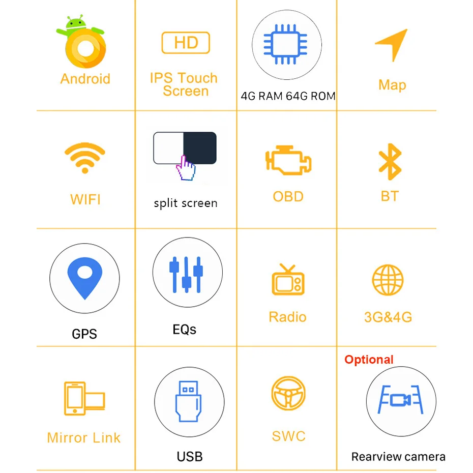 Top Android 8.1 CAR DVD 1din multimedia Navi system for Ford focus 2006-2014 car gps navigation stereo Wifi head unit 3