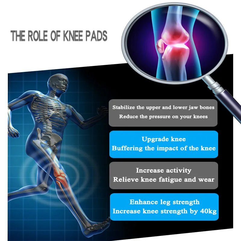 Поддержка суставов наколенники отскок мощность ноги наколенник поддержка ortofit стабилизатор joelheira power Lift