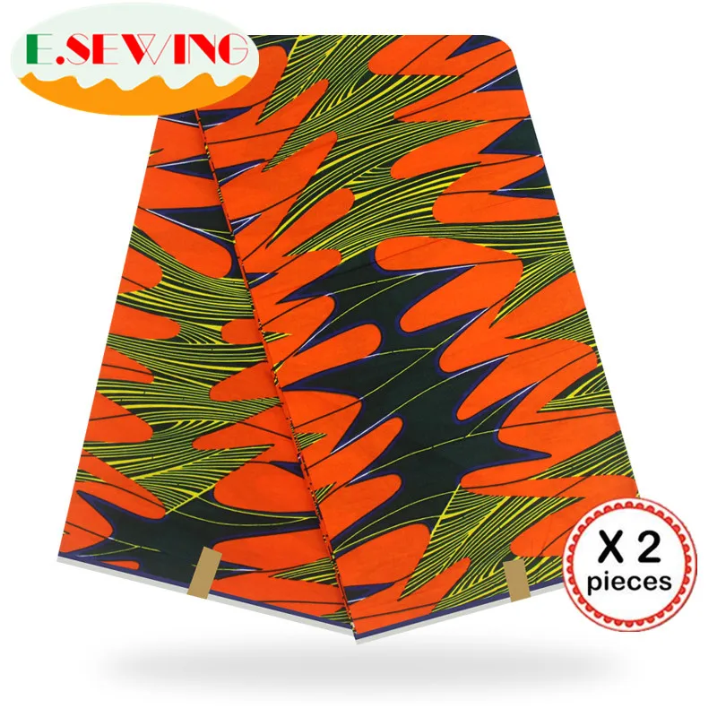 Африканская восковая ткань с принтом Анкара для шитья Анкара африканская ткань 12 ярдов нигерийская хлопковая ткань Гана для платья 81057