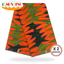 Африканская восковая ткань с принтом Анкара для шитья Анкара африканская ткань 12 ярдов нигерийская хлопковая ткань Гана для платья 81057