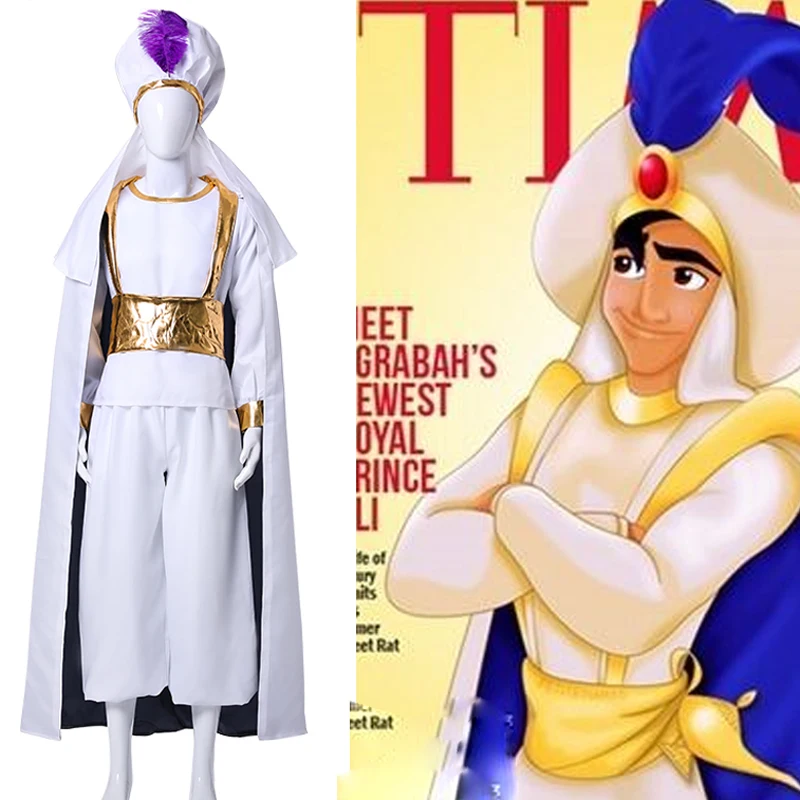 

Aladdin Lamp New Moive Aladdin Fashion Cosplay Costume For Adult Man Halloween Christmas Party Costume