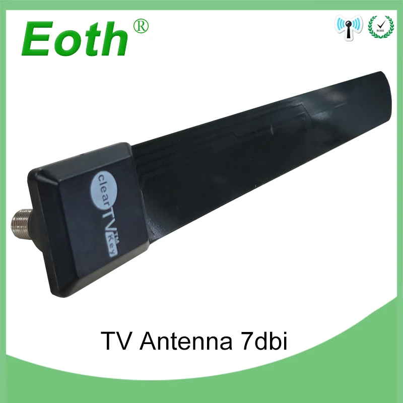 5 шт., Eoth tv Stick, прозрачный смарт-переключатель телевизора, антенна HD tv, цифровая Внутренняя антенна 1080 P, кабель для умного ТВ, антенна
