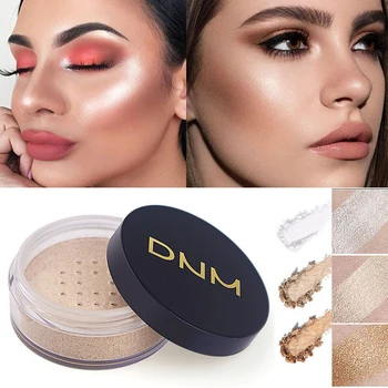

DNM High-gloss Loose Powder Pearlescent Highlight Powder Lasting Waterproof Anti-sweat Control Oil High Light Makeup TSLM1