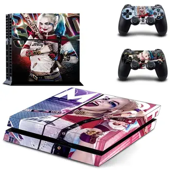 

Suicide Squad Harley Quinn PS4 Skin Sticker Decal for Sony PlayStation 4 Console and 2 controller skins PS4 Stickers Vinyl