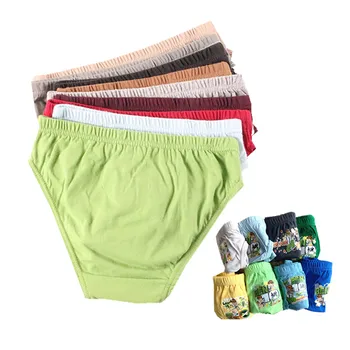 

12pcs/Lot Boys Cartoon Briefs Kids Cotton Panties Underpants Children's Underwear 3 -12 Yards