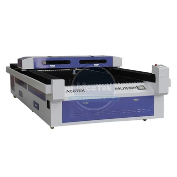 

Jinan AccTek cnc laser wood carylic rubber mixed cutting 1530 laser cutting machine for 2mm stainless steel