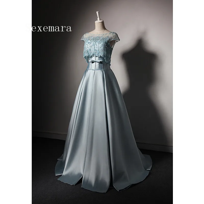 Robe de mariee элегантное вечернее платье А-силуэт vestido de festa noiva longo винтажное платье для матери невесты с жакетом