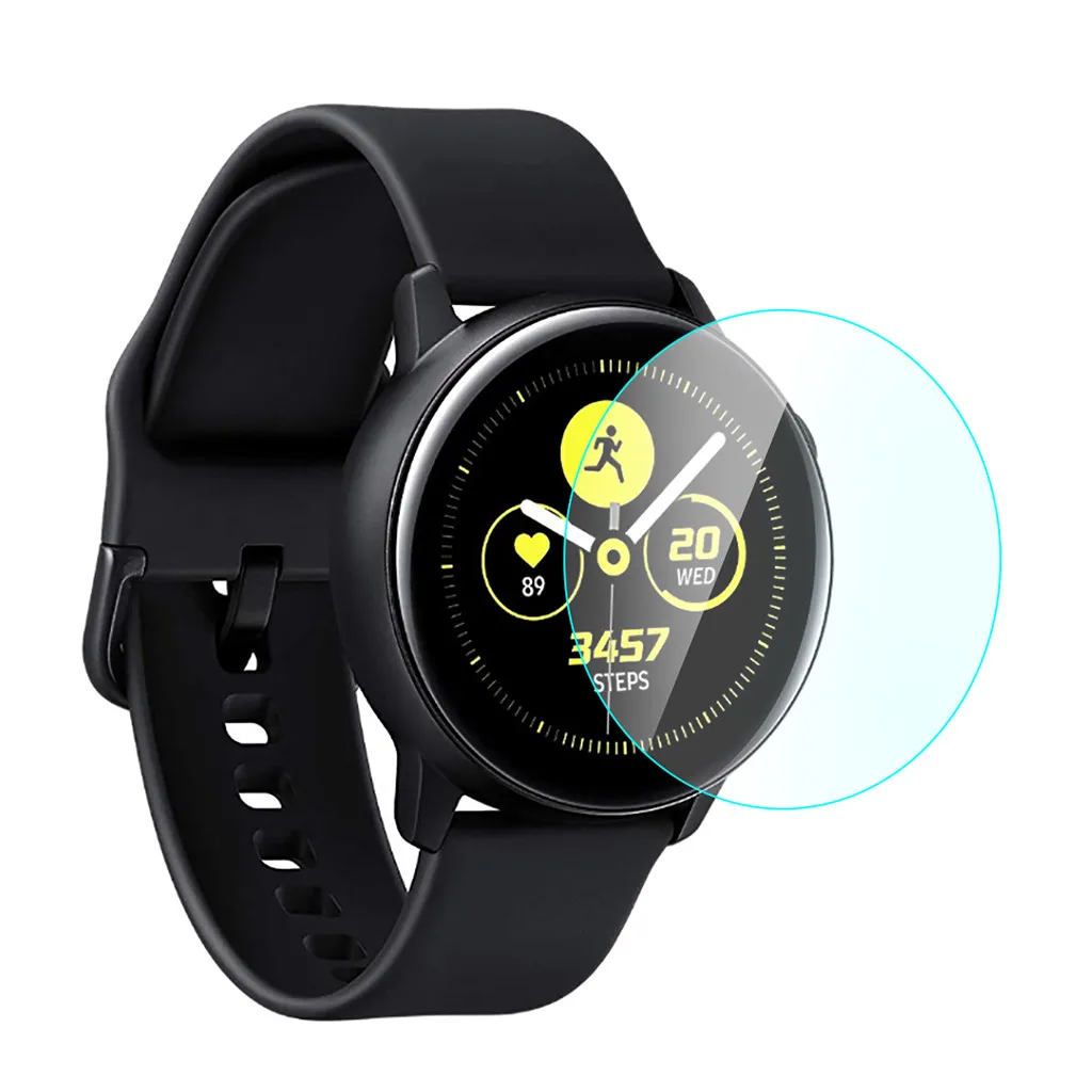 Закаленное стекло для samsung Galaxy Watch активная пленка 9h glas защитная пленка vidrio templado para reloj Bubble Free