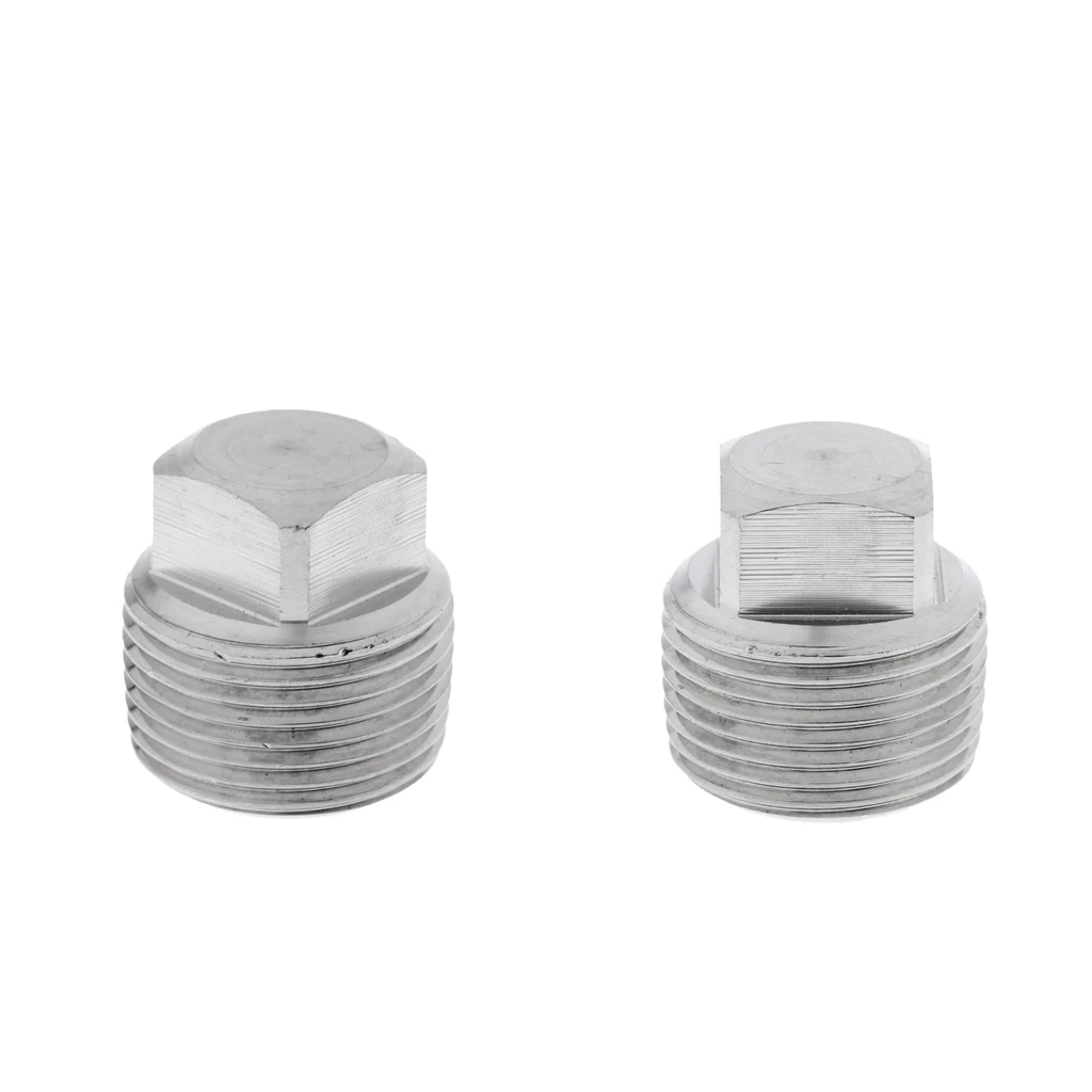 2xStainless Steel Garboard Drain Replacement Plug for Boats Marine 1/2 inch